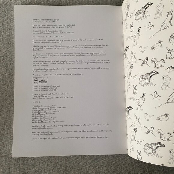 NWT Magical Woodland Knits by Claire Garland Knitting Pattern Book - Picture 8 of 9